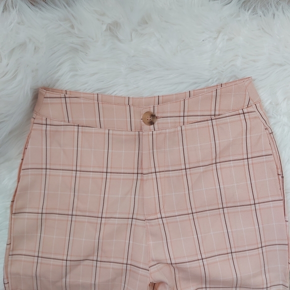 Mint Vanilla Plaid Cigarette Straight Dress Pant - Picture 4 of 13